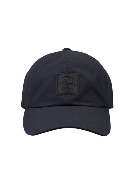 Cappello Da Baseball In Tela Weatherproof Blu Con Patch Compass STONE ISLAND | K1S159100011-S00F1V0020